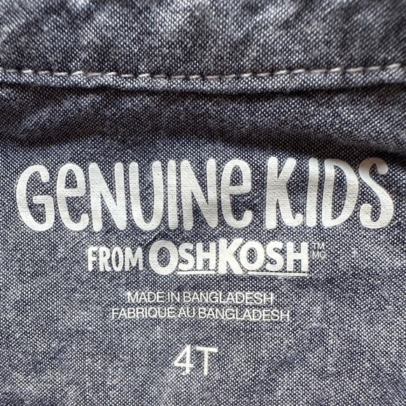 Genuine Kids from OshKosh Plaid Button-Up Shirt - Picture 3 of 6